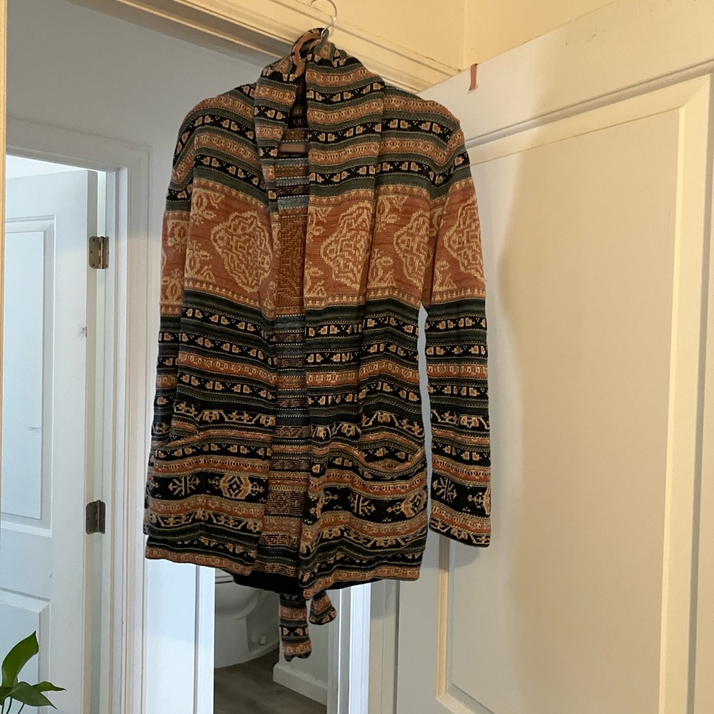 Ralph Lauren boho cardigan sweater M